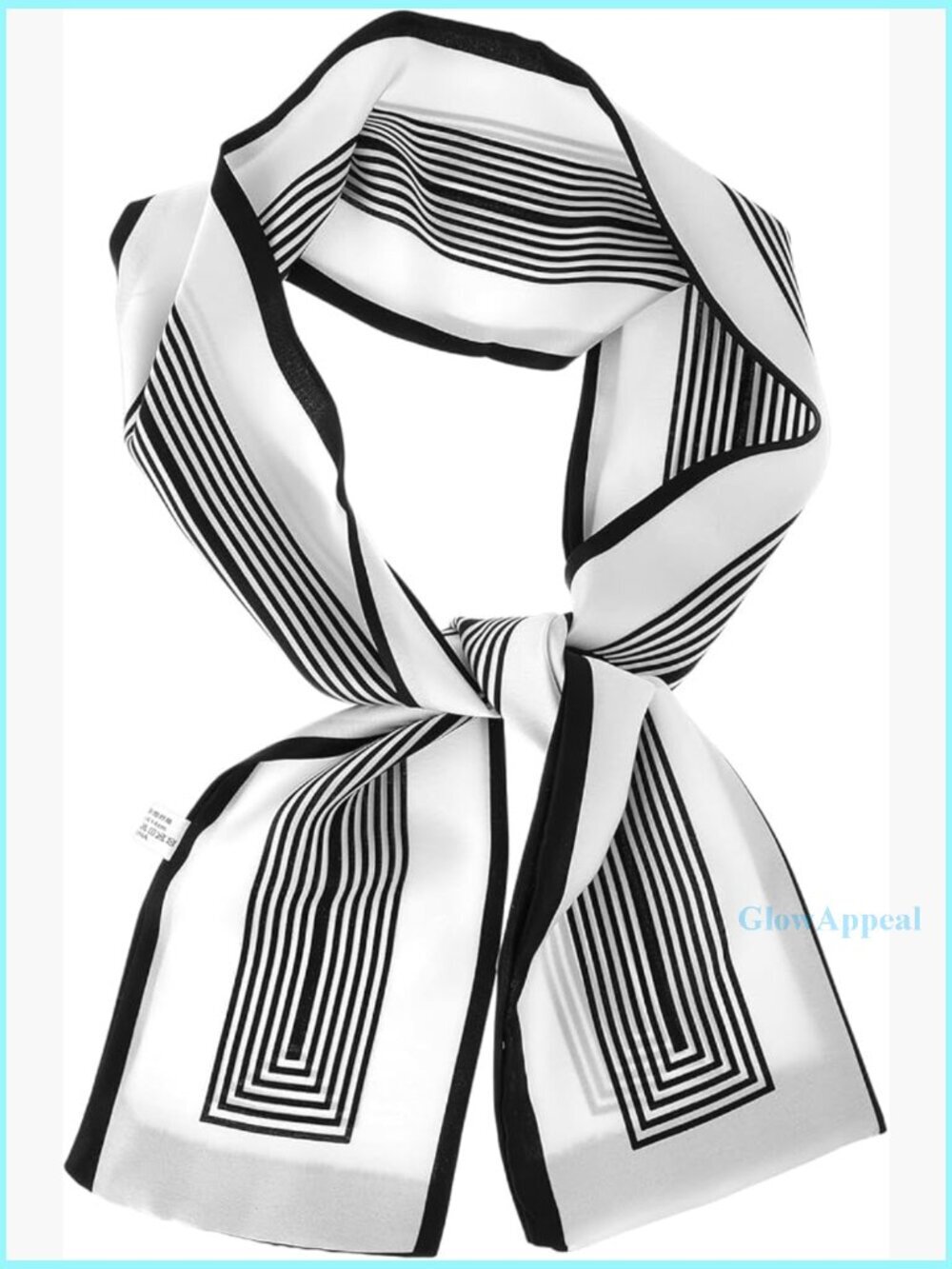 Silk Satin Scarf Wrap for Hair Handbags Accessories 59x5.9 Inches